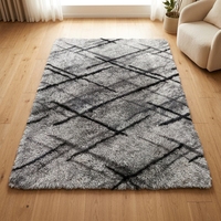 Tapis de sol moderne pour salon, chambre à coucher, canapé-lit, tapis en peluche doux à poils longs pour chambre et salon