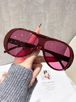 Nuevas Gafas de Sol Extra Grandes Estilo Europeo Americano, Estilo de Celebridad de Internet, Gafas de Moda con Personalidad