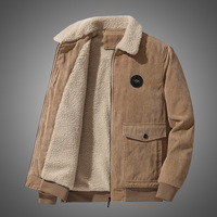 Vestes d'hiver pour hommes Veste polaire chaude et épaisse Manteau à col en fourrure pour hommes Vêtements d'extérieur d'automne Vestes décontractées de taille supérieure 5XL pour hommes