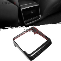 Cadre extérieur de l'écran arrière pour Tesla Model 3 Highland 2024 2025 2026, accessoires intérieurs en fibre de carbone véritable