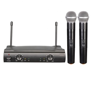 Chuyên nghiệp <span class=keywords><strong>UHF</strong></span> Dual Channel karaoke không dây <span class=keywords><strong>Microphone</strong></span> đài phát thanh <span class=keywords><strong>Microphone</strong></span> - Product Image 1