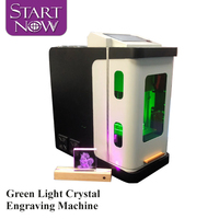 Startnow High Precision 3D Groene Laser Kristal Interne Graveermachine 707070mm Werkgebied WiFi Luchtkoeling Graveermachine