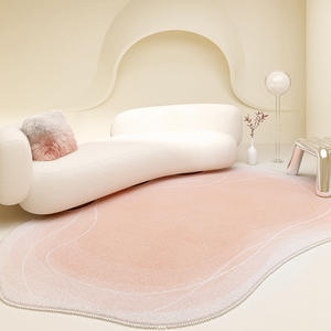 Alfombra de Poliéster Estampada de Lujo Ligero para Sala de Estar, Lavable a Mano, con Forma de Alien, Manta para Dormitorio Junto a la Cama - Product Image 2