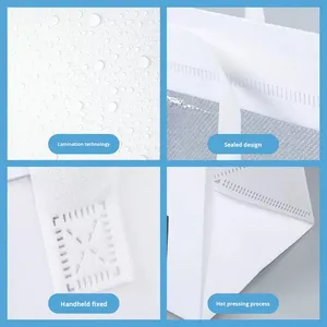 Takeaway Milk Tea Heat Preservation Thermal Bag for Food Delivery Custom Logo Cooler Bags Non-Woven Material 1-3L Capacity - Product Image 4