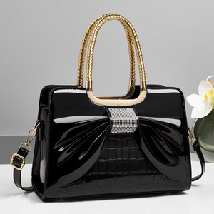 Wholesale Pu Leather Glossy Women Bags Large Capacity Crossbody Women's Handbags - Product Image 5