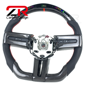 Accessoires de voiture pour Ford <span class=keywords><strong>Mustang</strong></span> GT ST RS GT350 500 Sport Volant en fibre de carbone 2004 <span class=keywords><strong>2005</strong></span> 2006 2007 2008 - Product Image 2