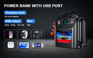 เครื่องช่วยสตาร์ทรถยนต์แบบพกพา รุ่น 8000A Peak 12V/24V สำหรับงานหนัก ช่วยสตาร์ทรถยนต์และรถบรรทุกได้อย่างรวดเร็ว - Product Image 2