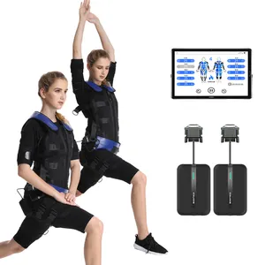 Venta caliente nuevo inalámbrico inteligente Ems deporte Fitness entrenamiento masaje traje para gimnasio