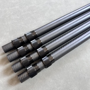Tube télescopique en Fiber <span class=keywords><strong>de</strong></span> carbone 18Mm avec pinces Areca écrou récolte bâtons <span class=keywords><strong>de</strong></span> <span class=keywords><strong>Ski</strong></span> brut clair manteau en gros personnalisé 1M-10M - Product Image 3