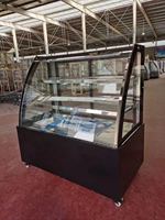 Vitrine Réfrigérée Verticale Métallique à Température Unique et Refroidissement par Air, 2 Portes, pour Pâtisserie - Meilleures Ventes