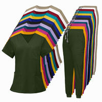 Tenues de travail pour femmes, ensembles d'uniformes de salon, accessoires d'infirmière, vêtements de travail aux couleurs vives