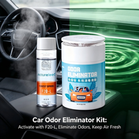 Gel Purificateur d'Air Automobile Avancé, Neutraliseur d'Odeurs Longue Durée pour Éliminer les Odeurs de Voiture Neuve, Libération Lente, Intérieur, Qualité OEM Usine