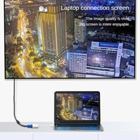 Cable Convertidor de Alta Calidad de 1080P a VGA con Interfaz Chapada en Oro y Revestimiento de PVC