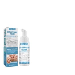 EELHOE 50ML Nettoyant <span class=keywords><strong>pour</strong></span> aligneurs dentaires, mousse blanchissante <span class=keywords><strong>pour</strong></span> les dents, nettoyant <span class=keywords><strong>pour</strong></span> appareils dentaires, mousse blanche - Product Image 1