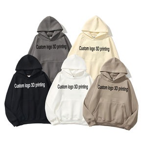 Conjunto informal de Hip-Hop Y2K Europeo Americano para hombres y mujeres, jersey con capucha de invierno, exclusivo, digital, suelto, 100% algodón - Product Image 4