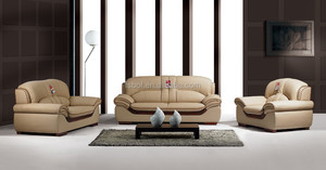 Ensemble de canapés arabes 1+2+3, meubles de maison, canapé chaise longue 3 places, canapé en cuir jaune clair 901 - Product Image 4