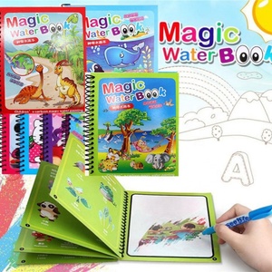 Drawing Toy Early Education Toy Magical Water Coloring Book No Mess Reusable Coloring Book with <b>Refillable</b> Water <b>Pen</b> Drawing Kit - Product Image 4