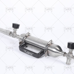 Cylindre d'échantillonnage de gaz de pétrole liquéfié (GPL) en acier inoxydable haute pression pour l'utilisation de l'oxygène - Product Image 3