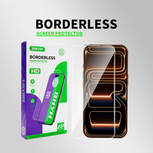 กระจกใสอะลูมิเนียมสูง 0.4 มม. สำหรับ <span class=keywords><strong>iPhone</strong></span> air 16 15 14 13 17 Pro Max ฟิล์มกันรอยหน้าจอโทรศัพท์ กระจกนิรภัยป้องกันหน้าจอ - Product Image 5