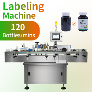 Máy dán nhãn định vị chai tròn hoàn toàn tự động Máy dán nhãn - Product Image 1