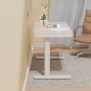 Rắn Gỗ điện nâng bàn Tempered Glass Ergonomic thép bền Tính năng tự động tối giản bàn văn phòng thông minh nghiên cứu bàn - Product Image 3