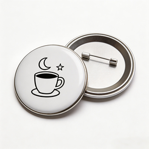 Insigne de bouton en fer blanc personnalisé avec épingle de sécurité Fourniture d'usine d'insignes de haute qualité - Product Image 6
