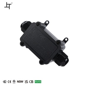 صندوق توصيل كهربائي بلاستيكي مقاوم للماء IP67 عالي الجودة، صندوق توصيل أسلاك بمنفذ واحد ومخرجين - Product Image 5