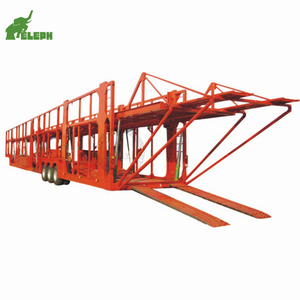 Nouvelle semi-remorque porte-voitures 3 essieux à double pont hydraulique à hauteur réglable pour vente aux enchères de véhicules en Chine - Product Image 1