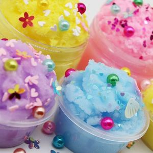 Wholesale Colored Clay Silky <b>Slime</b> Toys Cute Glitter Ball Rainbow Jelly Kit Educational DIY Galaxy Stress Reliever for Kids - Product Image 6