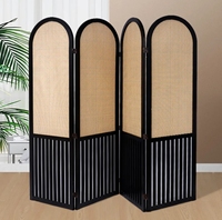 Bouclier d'entrée mobile pliable de conception moderne de cloison d'écran de rotin français pour la maison B & B l'hôtel ou les occasions de mariage