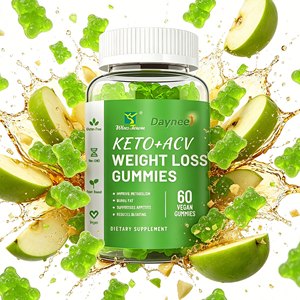 Gomitas Adelgazantes <span class=keywords><strong>Keto</strong></span> con Vinagre de Sidra de Manzana, 60 Unidades, Garcinia, Frambuesa, Frijol, Veganas, Sin OMG, Energía y Bienestar - Product Image 1
