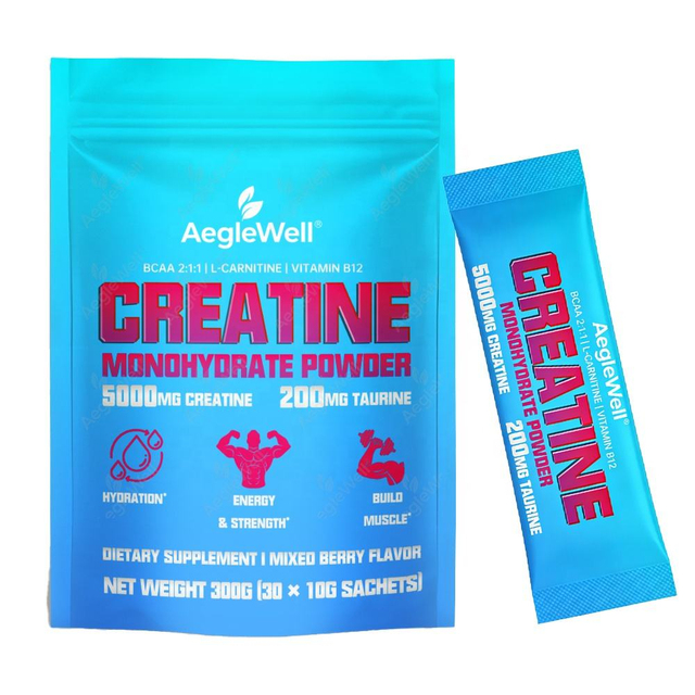 OLLI OEM Hot Selling Creatine Supplements for Pre Workout Creatine Monohydrate Energy Creatine Monohydrate Powder
