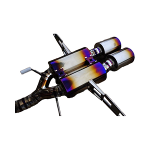 Заводские выпускные выхлопные трубы для Honda FL5 CSK титановый Выпускной глушитель стальной коллектор для модели автомобиля Civic - Product Image 4