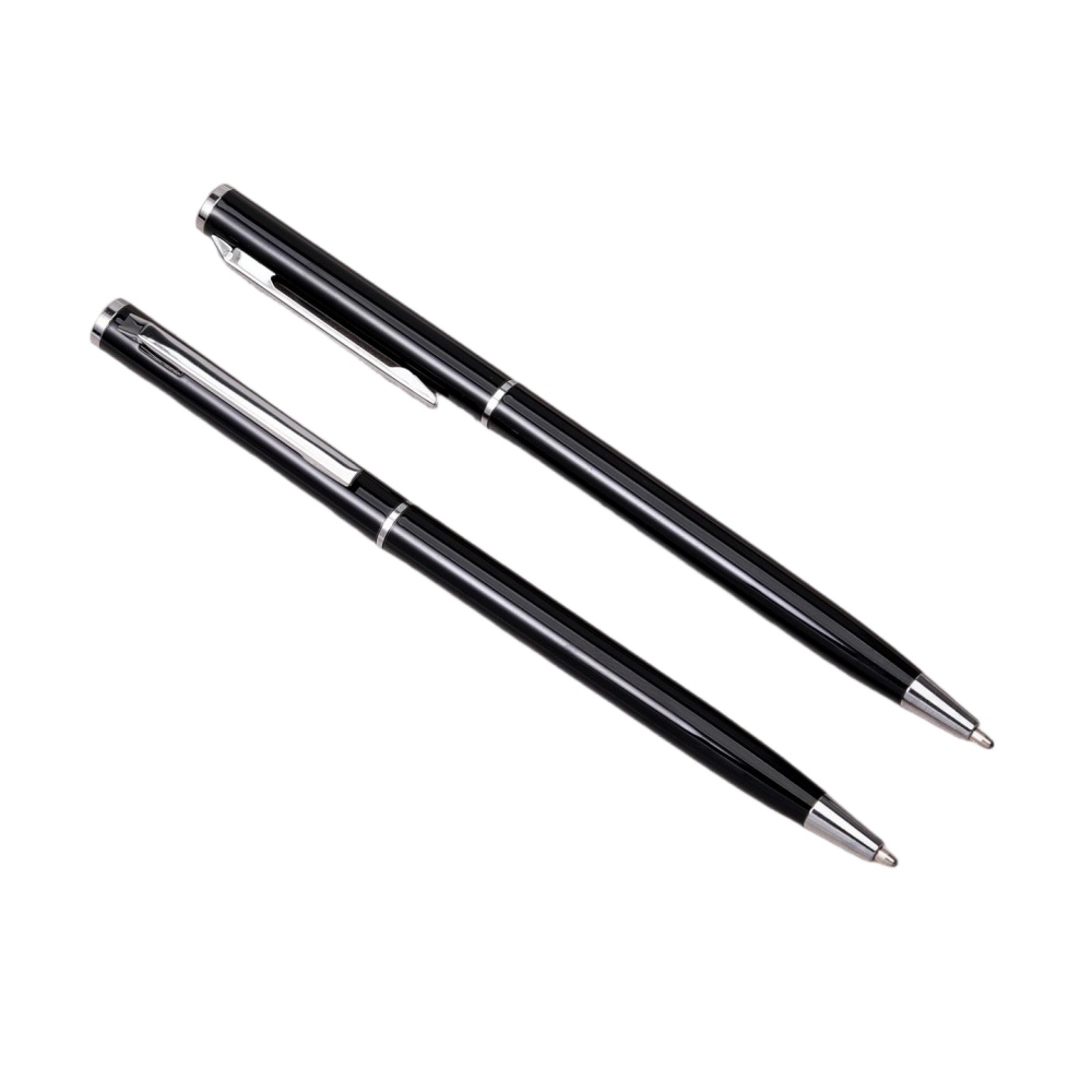 Glossy black (with silver accessories)