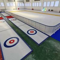 Panneaux de glace synthétique UHMWPE pour patinoire, planche de patinage sur glace haute performance, découpe sur mesure pour utilisation en intérieur/extérieur
