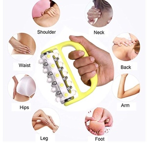 Alat Pijat Silikon Plastik Anti Selulit Genggam, Roller Pijat Seluruh Tubuh, Bola Pijat untuk Nyeri Leher, Lengan, dan Kaki - Product Image 6