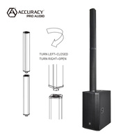 Altavoz de Columna Accuracy Pro Audio AC22D3 de 4000 W, Diseño Modular Patentado, Sistema de PA, Altavoces de Columna Activos