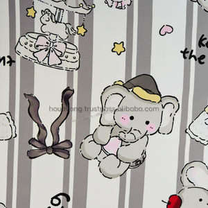 ชุดนอนผ้านุ่มระบายอากาศได้ดี120gsm ละตินผ้าไหมที่มีรูปแบบที่สนุกและน่ารัก - Product Image 1