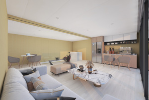 Edificio Prefabricado <span class=keywords><strong>de</strong></span> Dos Pisos con Estructura <span class=keywords><strong>de</strong></span> Acero, Certificado ISO9001, Impermeable, para Instalaciones Médicas/<span class=keywords><strong>de</strong></span> Investigación, con Vistas Panorámicas, Moderno - Product Image 2