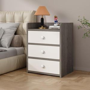 Promotion <span class=keywords><strong>Table</strong></span> <span class=keywords><strong>de</strong></span> <span class=keywords><strong>Chevet</strong></span> Rustique Noyer Mid-Century Moderne avec Tiroir pour Chambre - Product Image 4