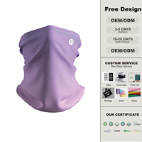 Cache-cou unisexe de sport, masque facial, design personnalisé, respirant, tube cache-tête pour le cyclisme, la chasse, la pêche, l'entraînement