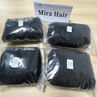 Cheveux humains brésiliens 100 % naturels, mélange Afro Kinky en vrac, couleur naturelle, pour tresses et extensions de dreadlocks Afro Kinky en vrac – Vente en gros