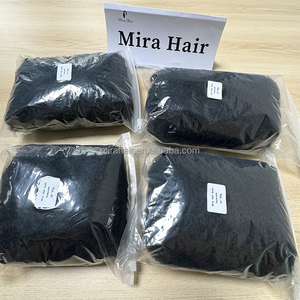 Cheveux humains brésiliens 100 % naturels, mélange Afro Kinky en vrac, couleur naturelle, pour tresses et <span class=keywords><strong>extensions</strong></span> de <span class=keywords><strong>dreadlocks</strong></span> Afro Kinky en vrac – Vente en gros - Product Image 3