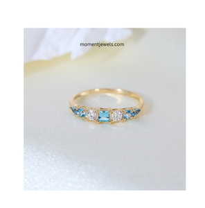 Simple 925 Sterling <b>Silver</b> Geometric <b>Ring</b> Minimalist Dainty Band Stackable Elegant Jewelry for Women - Product Image 2