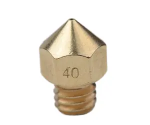 New 3D Printer Parts CR10 Pro Brass Nozzle in Various Sizes 0.2MM/0.4MM/0.6MM/0.8MM/1.0MM Made of Brass