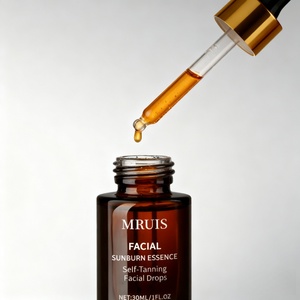 Suero Autobronceador Facial, Esencia Bronceadora sin Sol, Gotas Autobronceadoras con Brillo Natural, Loción Autobronceadora de Rápida Absorción, Cuidado de la Piel MRUIS 30ml - Product Image 4
