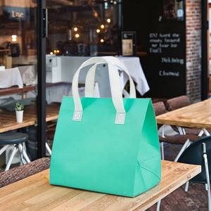 Large Classic Custom Logo Insulated Thermal Waterproof <b>Solar</b> <b>Panel</b> Zipper Closure Takeaway Bag Coffee Milk Cooler Large Capacity - Product Image 1