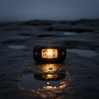 Luces LED GNSOURCE de Alta Calidad, Tricolor (Blanco, Ámbar, Blanco Cálido), 500lm, 9W, 12V, para Barcos, Jeeps, SUV, ATV, Camiones y Accesorios para Autos