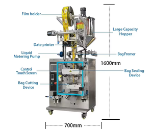 Máquina Envasadora de Bolsitas de Pasta de Maní Totalmente Automática para Pasta Espesa, Ketchup y Mayonesa - Product Image 4