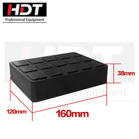 Bloc de caoutchouc carré pour cric de levage de voiture, compatible avec crics de sol et bras de levage automobile, disponible en différentes tailles